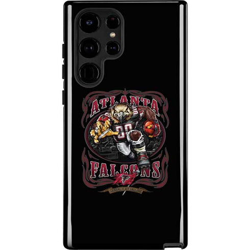 Liquid Blue NFL Atlanta Falcons Running Back Galaxy S25 Ultra Impact Case